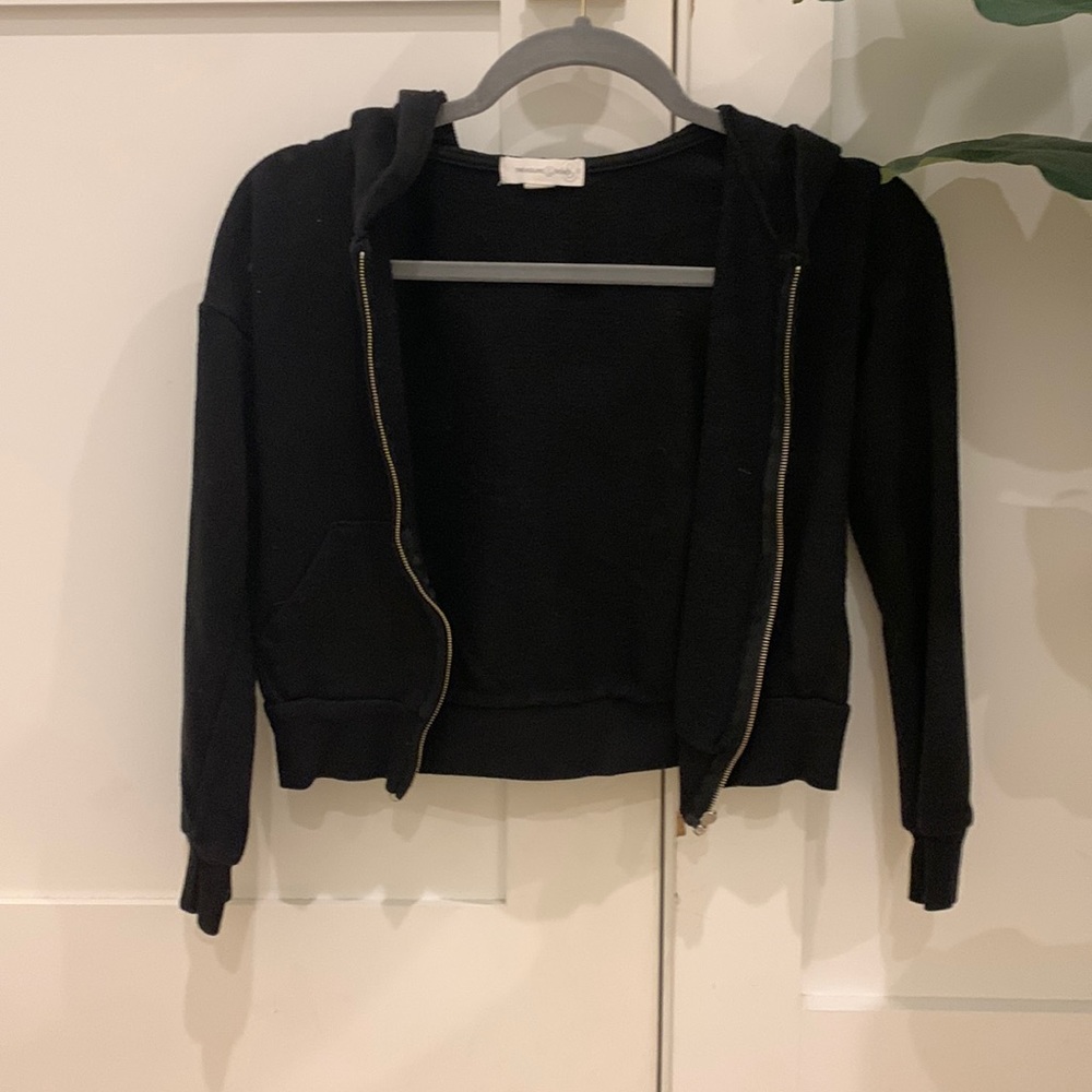 treasure&bond cropped black jacket